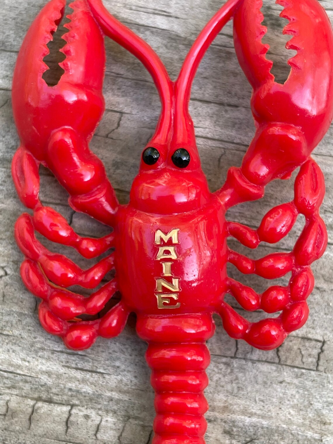 Vintage Maine Lobster Plastic Pin Red Lobster Brooch - Etsy