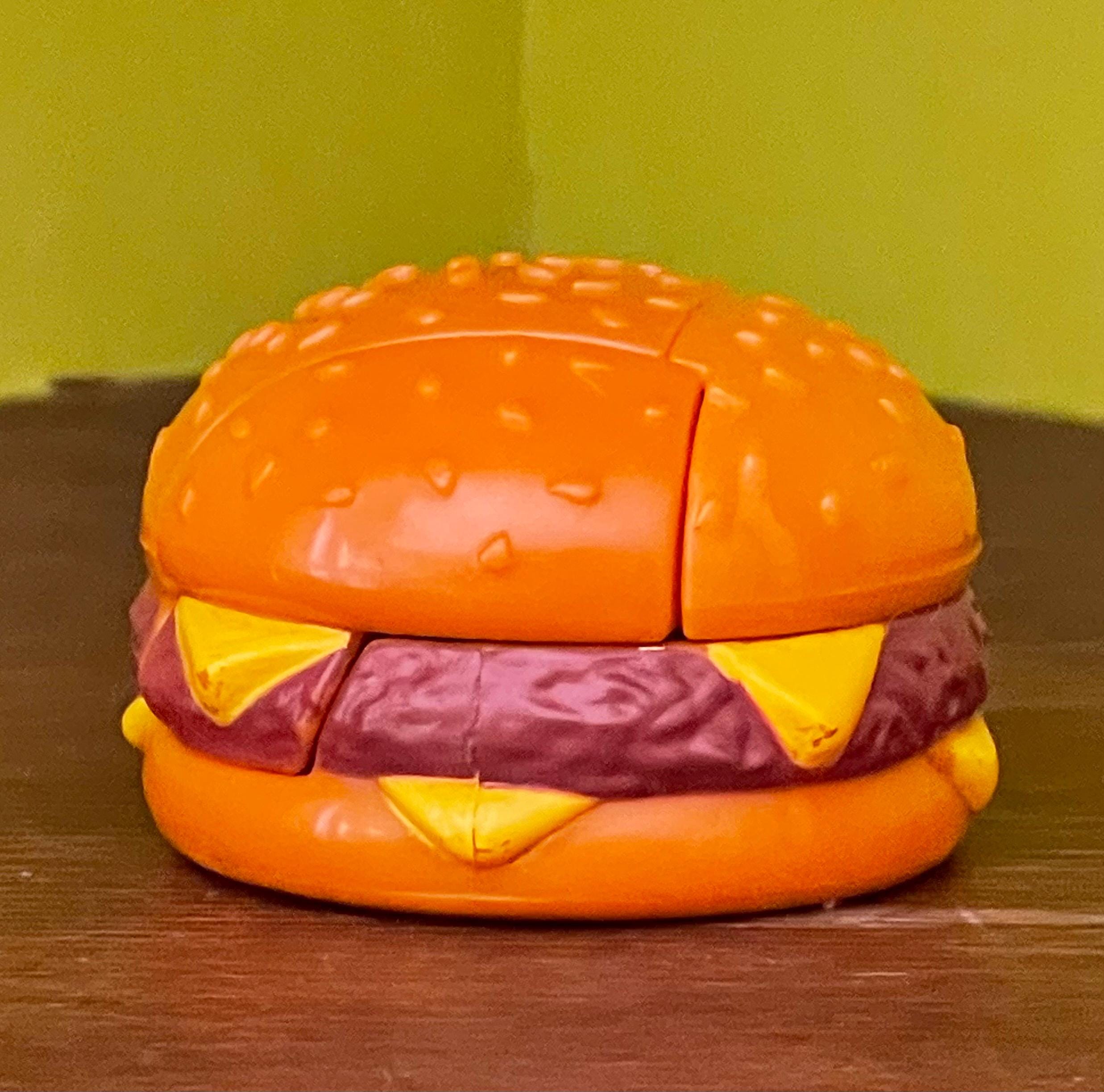 Vintage 1987 Mcdonald's Quarter Pounder Changable Toy - 1980s
