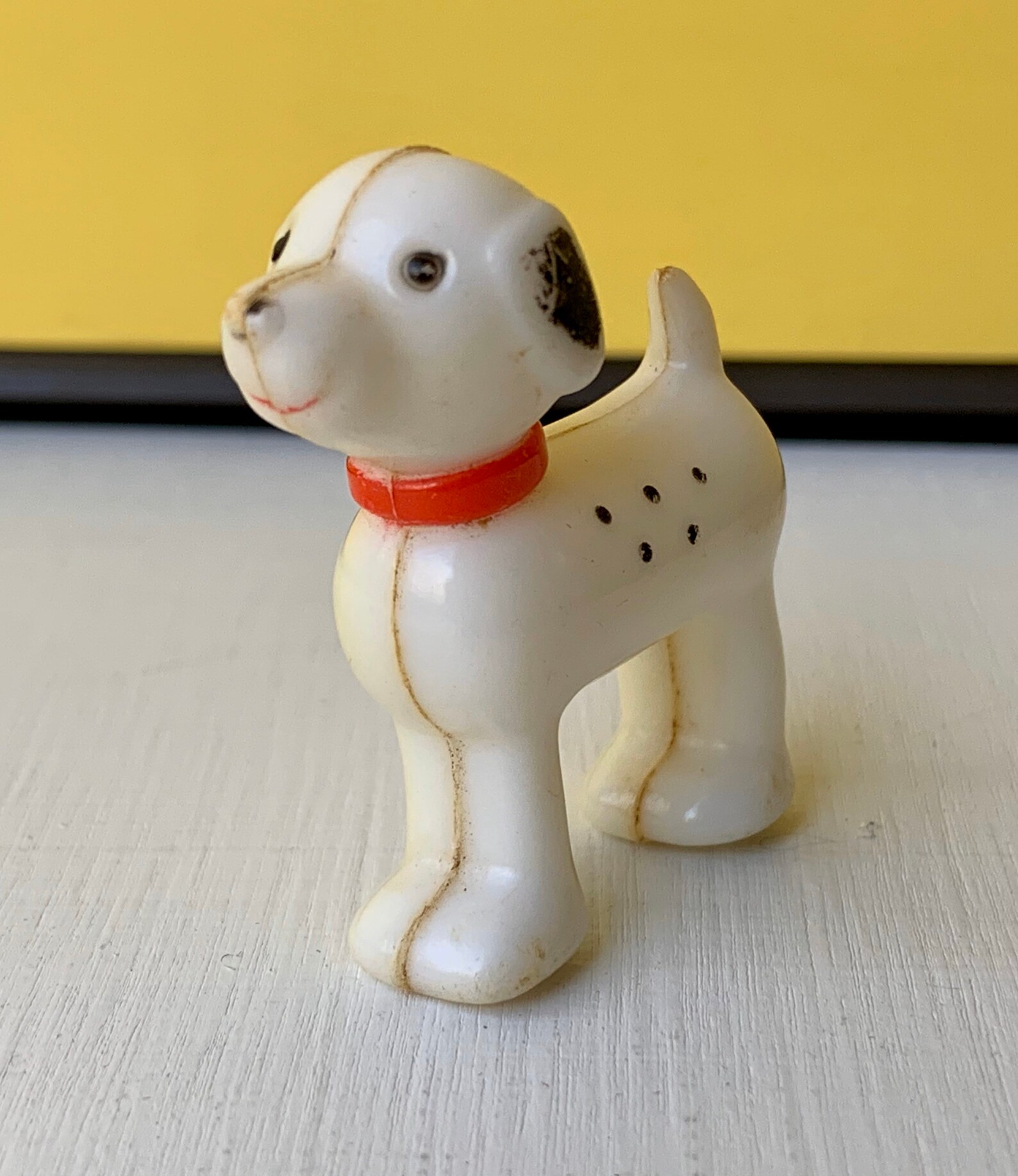 Vintage Molded Plastic Dalmatian Dog Toy Small Dalmatian Etsy