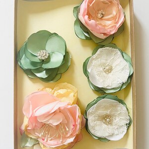 Mint and Pink Flower Box Green and Pink Wedding Gift box Theme Party Supplies FB01 image 3