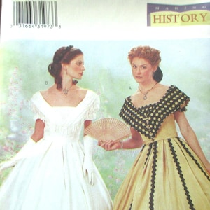 Butterick Making History Pattern 6693 - uncut, unused, costume, large, size 12, 14, 16, vintage
