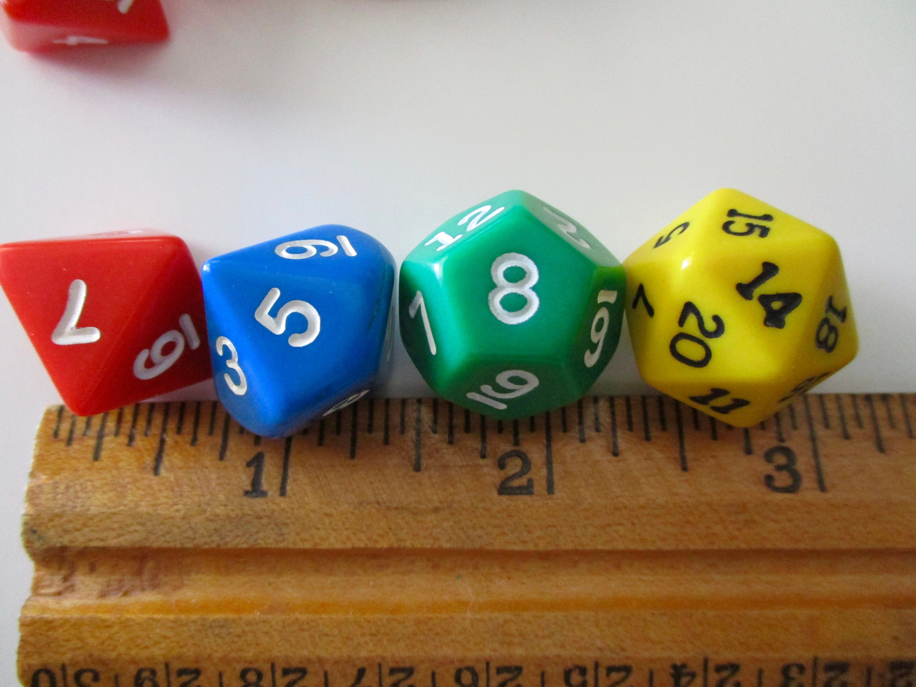 Plastic Dice - 24 Pieces - Game, Replacement Parts, Math