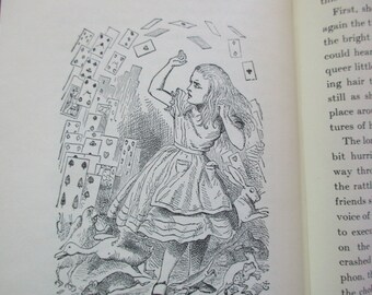 vintage Alice's Adventures in WONDERLAND -Lewis Carroll, John Tenniel, Random House