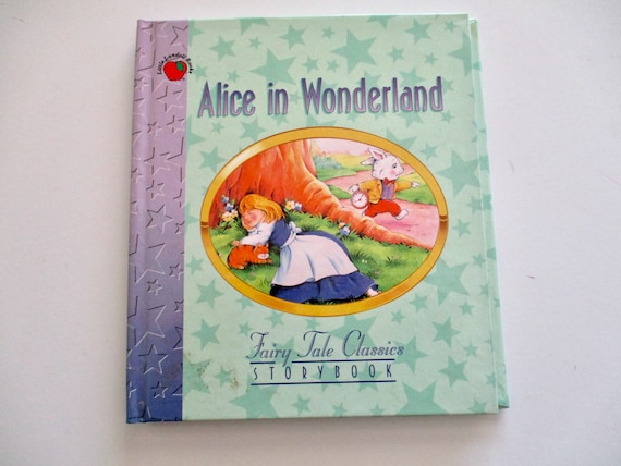 90s Vintage Book - Alice in Wonderland, Favorite Fairy Classics 