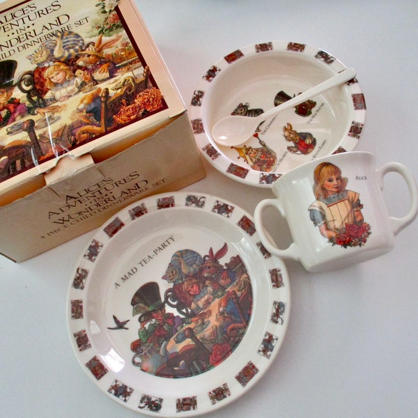 Alice in Wonderland Dinnerware - Etsy