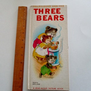 Goldilocks and the Three Bears - 60s book, A Read Aloud Picture Book