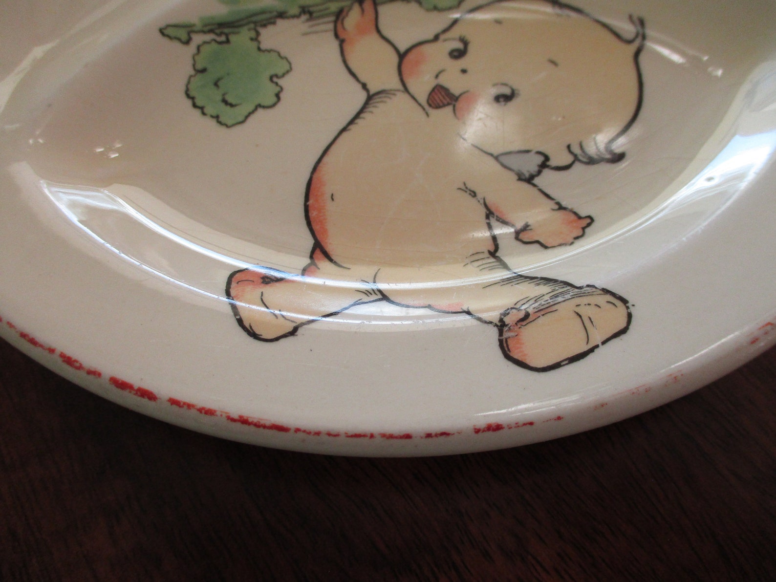 Assiette Enfant Kewpie 1914 – Roma – 19cm – Original Allemagne – Collection