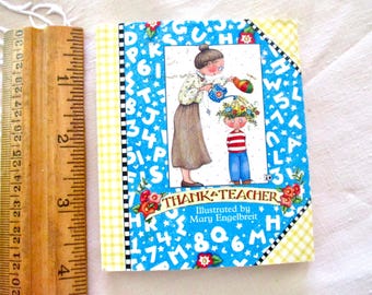 Vintage Thank a Teacher Tiny Hardcover Book: Mary Engelbreit, miniature