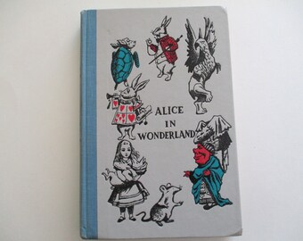 60s vintage book-ALICE In WONDERLAND - Lewis Carroll, John Tenniel, Junior Deluxe Edition