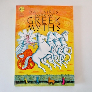 D&#39;Aulaires&#39; Book Of Greek Myths, Ingri & Edgar D&#39;Aulaires, illustrated, soft cover, vintage