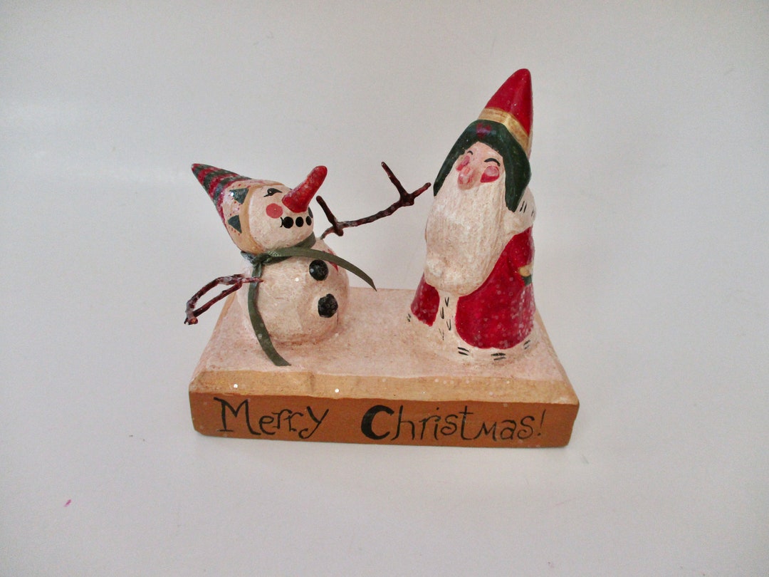 House of Hatten Christmas 1998 Denise Calla Decoration Santa Claus and