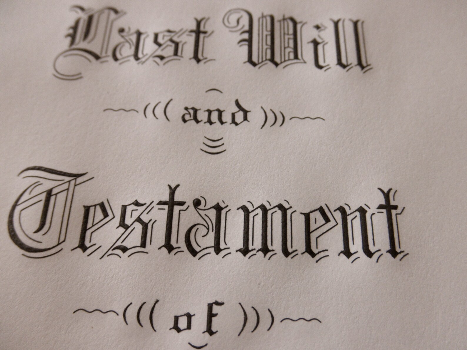 Last Will and Testament stationery and envelopes Etsy
