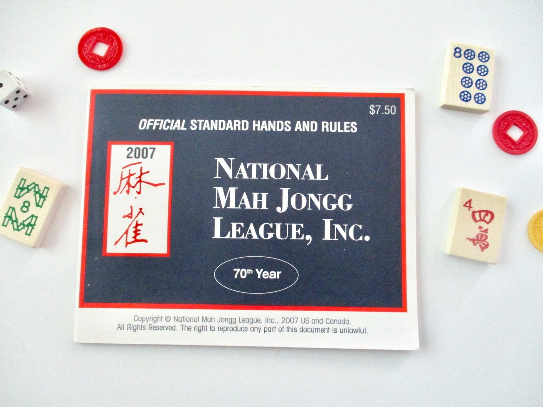 Mah Jongg Card Standard Hands and Rules, National Mah Jongg League, Inc