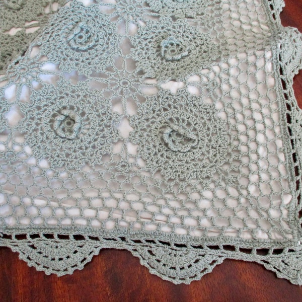 Crochet Pillow Sham Etsy