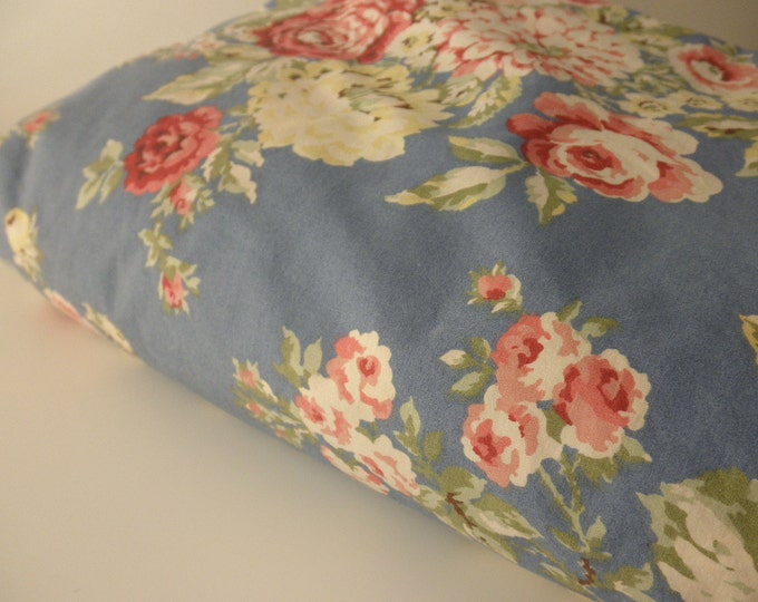 Vintage EDDIE BAUER Floral Cotton Duvet shabby Chic Blue Etsy