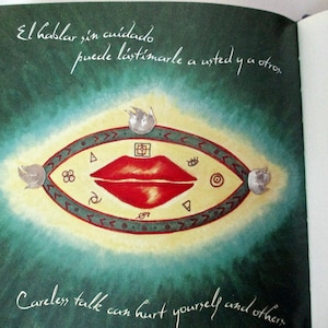 90s MILAGROS - A Book of Miracles - Helen Thompson, sayings, love, healing, Spanish, hardcover