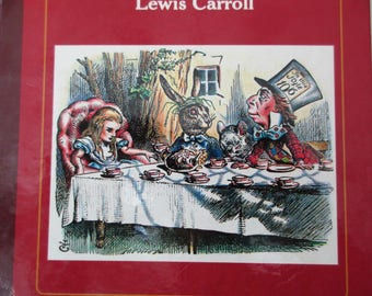 80s vintage book-ALICE In Wonderland and Through the LOOKING GLASS, Lewis Carroll, John Tenniel, Reader's Digest