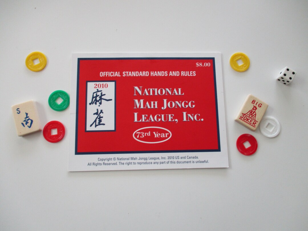 Mah Jongg Card Standard Hands and Rules National Mah Jongg Etsy