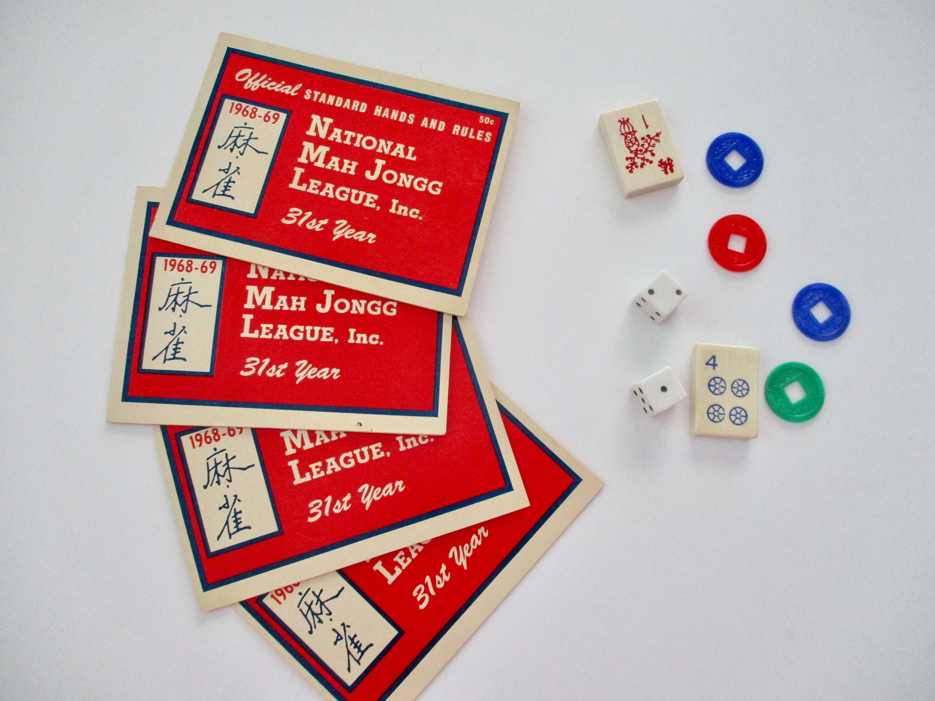 Mah Jongg Rules Card - Etsy
