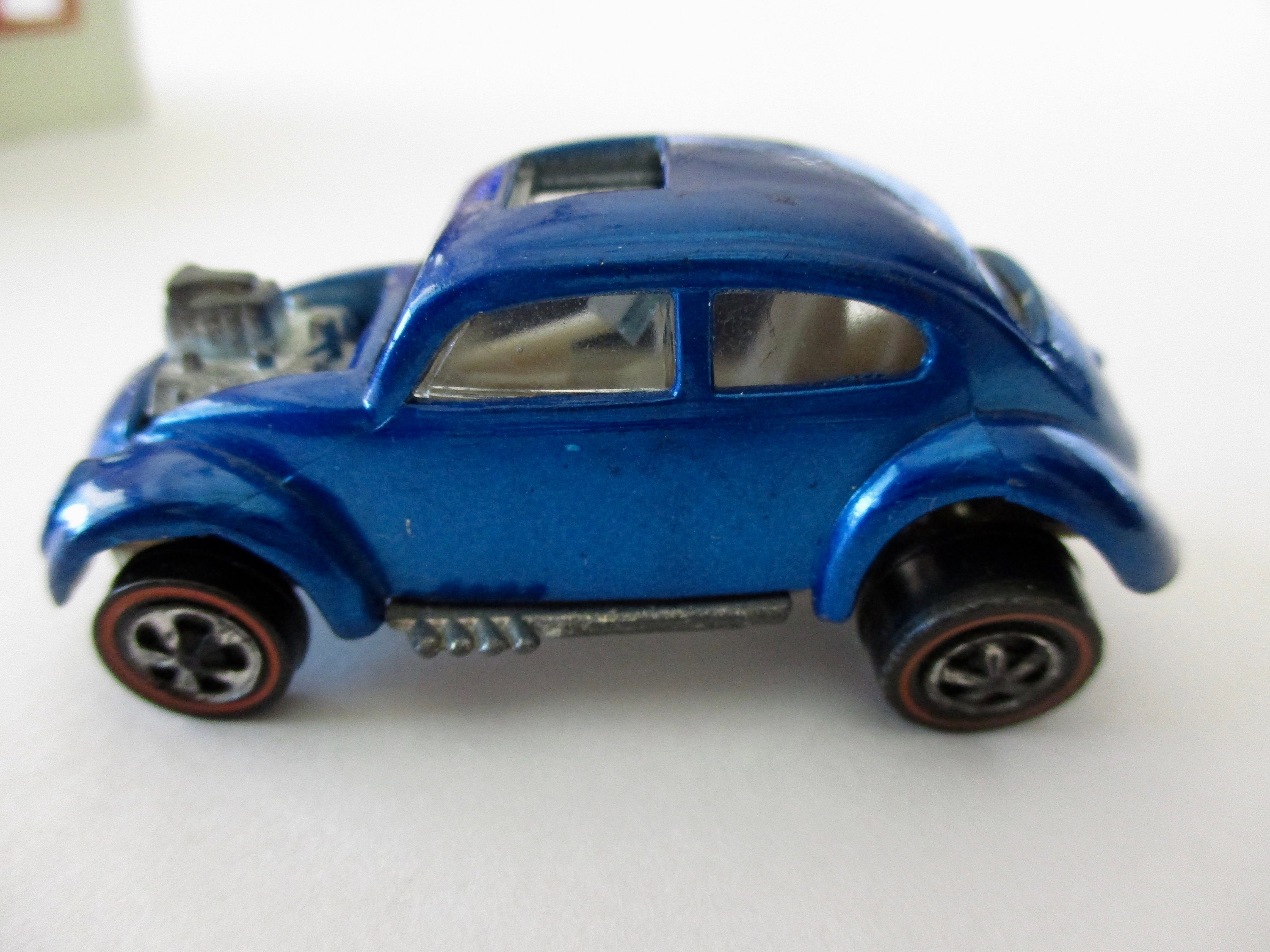 1967 Hot Wheels Custom Volkswagen: Metallic Blue Red Line Diecast