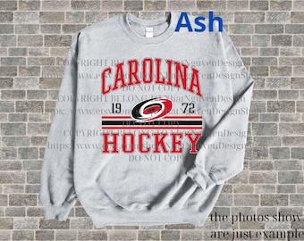 Carolina Hockey T-Shirt, Carolina Hockey Sweatshirt, Carolina Hockey Crewneck, Carolina Hockey Gift, Carolina Hockey Shirt, Hockey gift 4