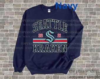 Seattle Hockey T-Shirt, Kraken Hockey shirt, Seattle Hockey Sweatshirt, Seattle Hockey Crewneck, Seattle Hockey Gift, Seattle Hockey Lover 2