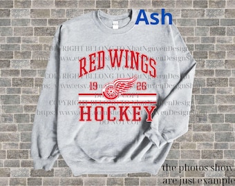 Detroit Hockey T-Shirt, Detroit Hockey Sweatshirt, Detroit Hockey Crewneck, Detroit Hockey Gift, Detroit Hockey shirt, Detroit shirt 4