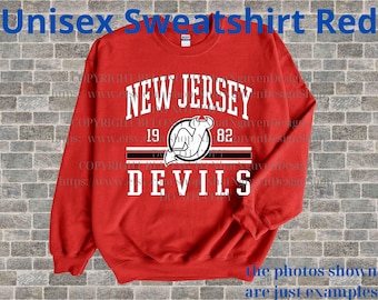 New Jersey Hockey T-Shirt, New Jersey Hockey Sweatshirt, New Jersey Hockey Crewneck, New Jersey Hockey Gift, New Jersey Hockey Shirt #6