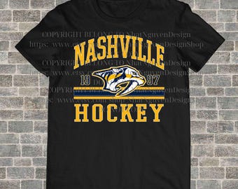 Nashville Hockey T-Shirt, Nashville Hockey Sweatshirt, Nashville Hockey Crewneck, Nashville Hockey Gift for fan, Nashville Hockey Shirt 3
