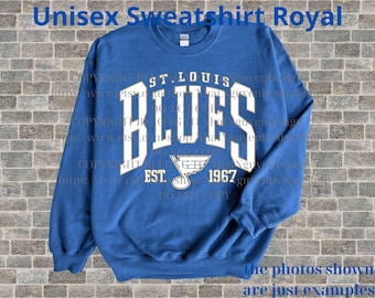 St. Louis Hockey T-Shirt, Blues Hockey Shirt, St. Louis Hockey Sweatshirt, St. Louis Hockey Crewneck, St. Louis Hockey Gift for Fan #6