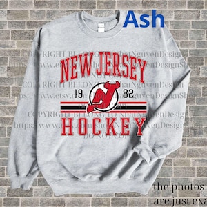 New Jersey Hockey T-Shirt, New Jersey Hockey Sweatshirt, New Jersey Hockey Crewneck, New Jersey Hockey Gift, New Jersey Hockey Shirt 4
