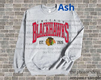 Chicago Hockey T-Shirt, Chicago Hockey Sweatshirt, Chicago Hockey Crewneck, Chicago B Hockey Gift, Chicago B Hockey shirt, Hockey gift