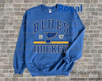 St. Louis Hockey T-Shirt, Blues Hockey Shirt, St. Louis Hockey Sweatshirt, St. Louis Hockey Crewneck, St. Louis Hockey Gift for Fan 3