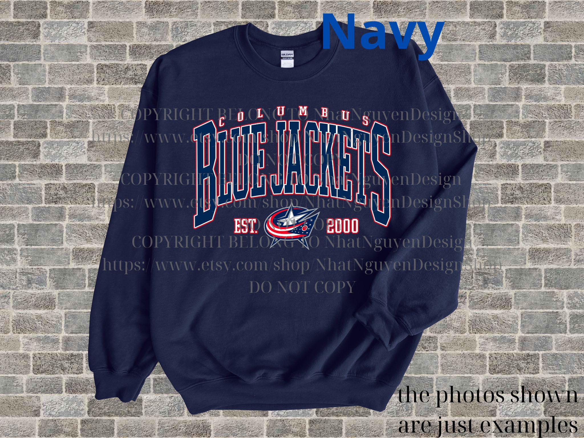 Sergei Bobrovsky Columbus Bleu Vestes Signé Autographe