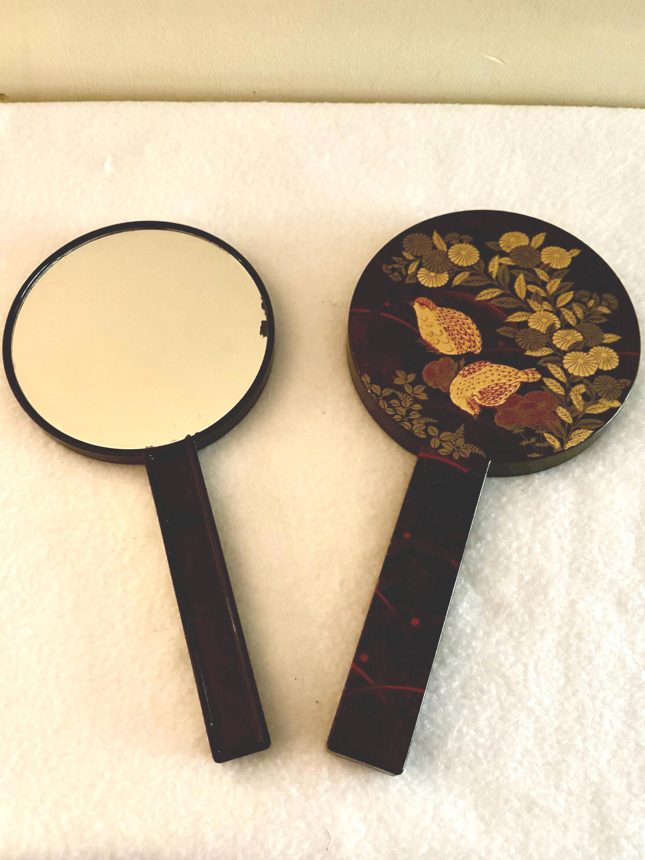 Japanese Lacquer Hand Mirror - Etsy