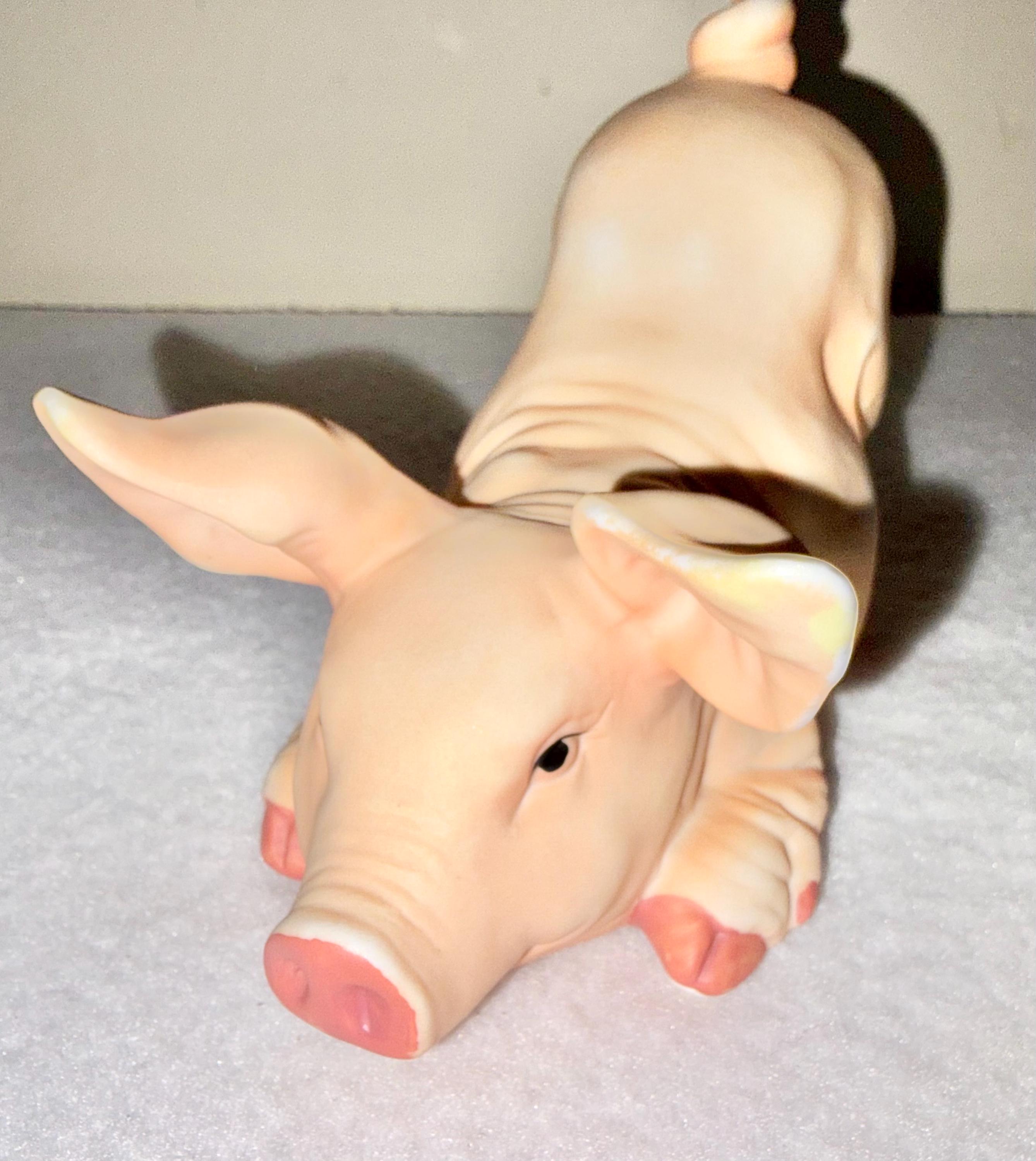 Vintage ceramic pig tabletop decor - Etsy 日本