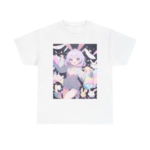 Anime, cute girl T-shirt　アニメ　可愛い女の子のＴシャツ