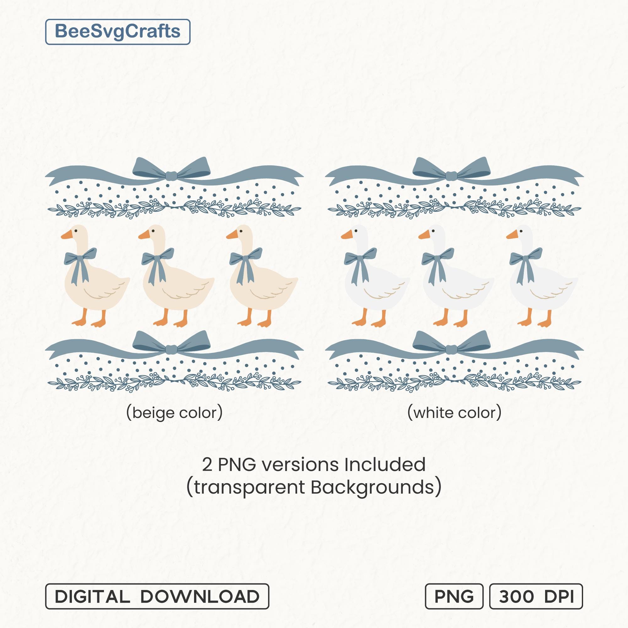 Vintage Blue Ribbon Goose Png, Retro Goose Sublimation, Cute 1980s ...