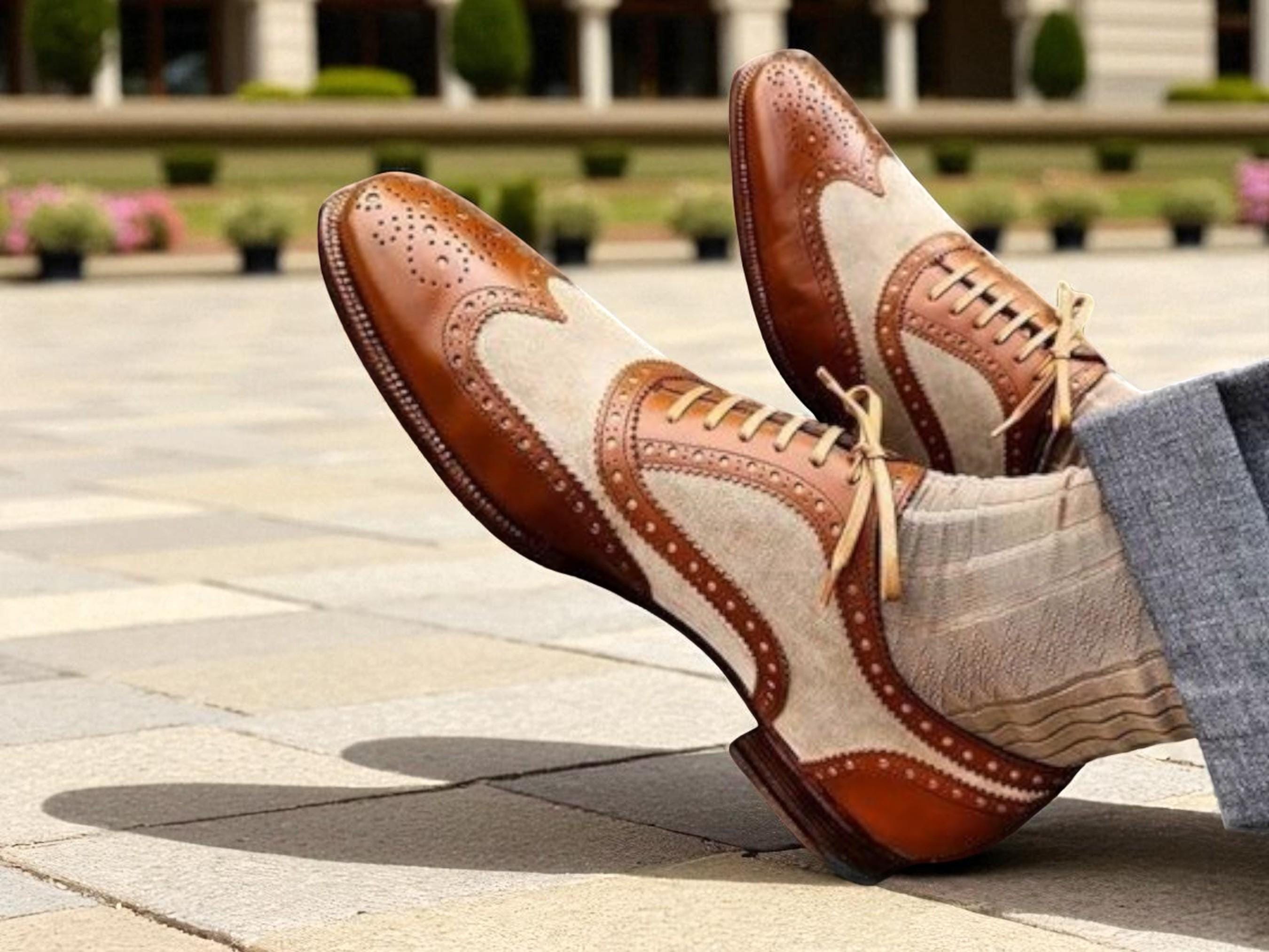 Cream Dress Shoes for Men - Etsy
