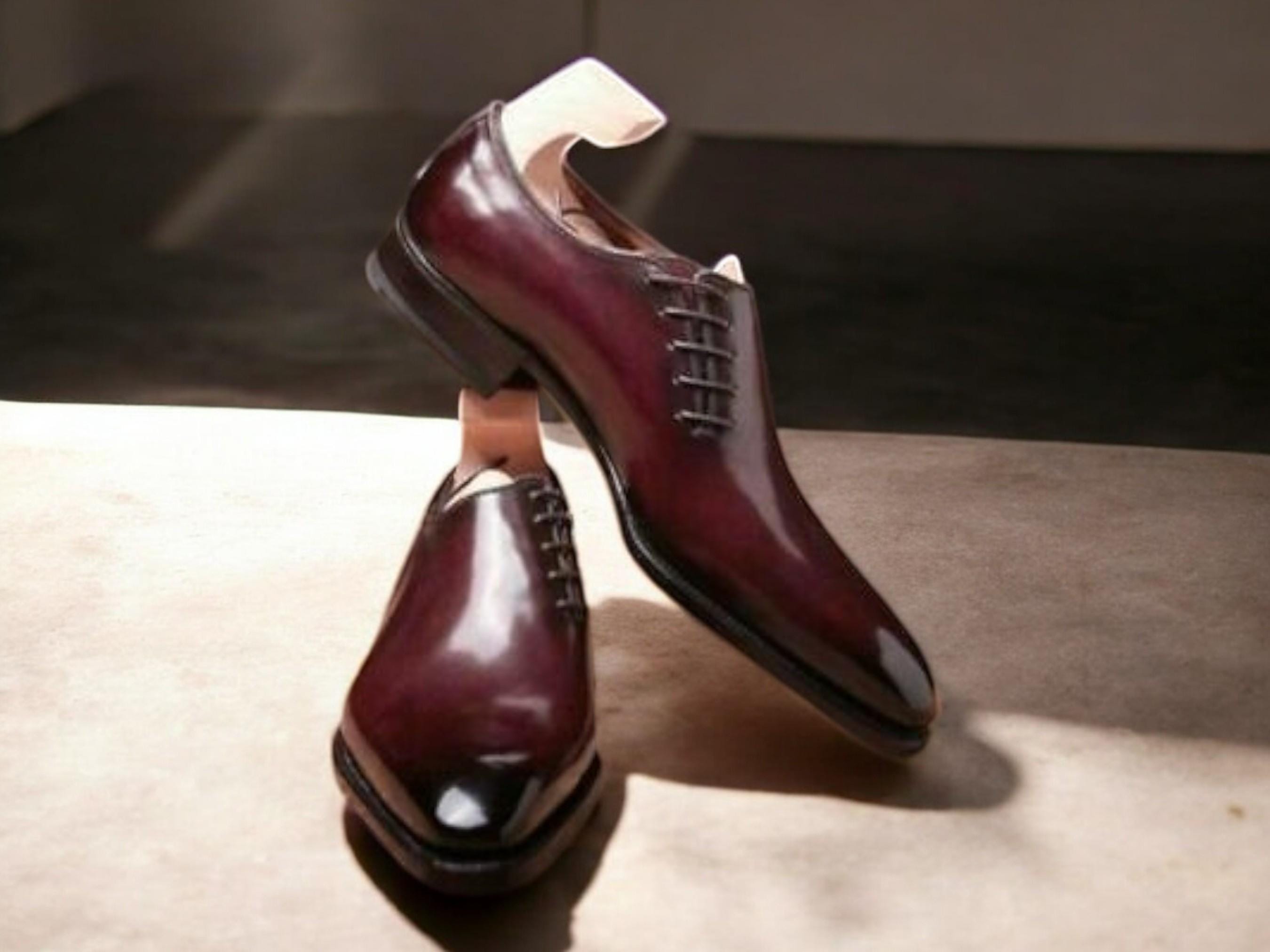 Mens burgundy shoes España