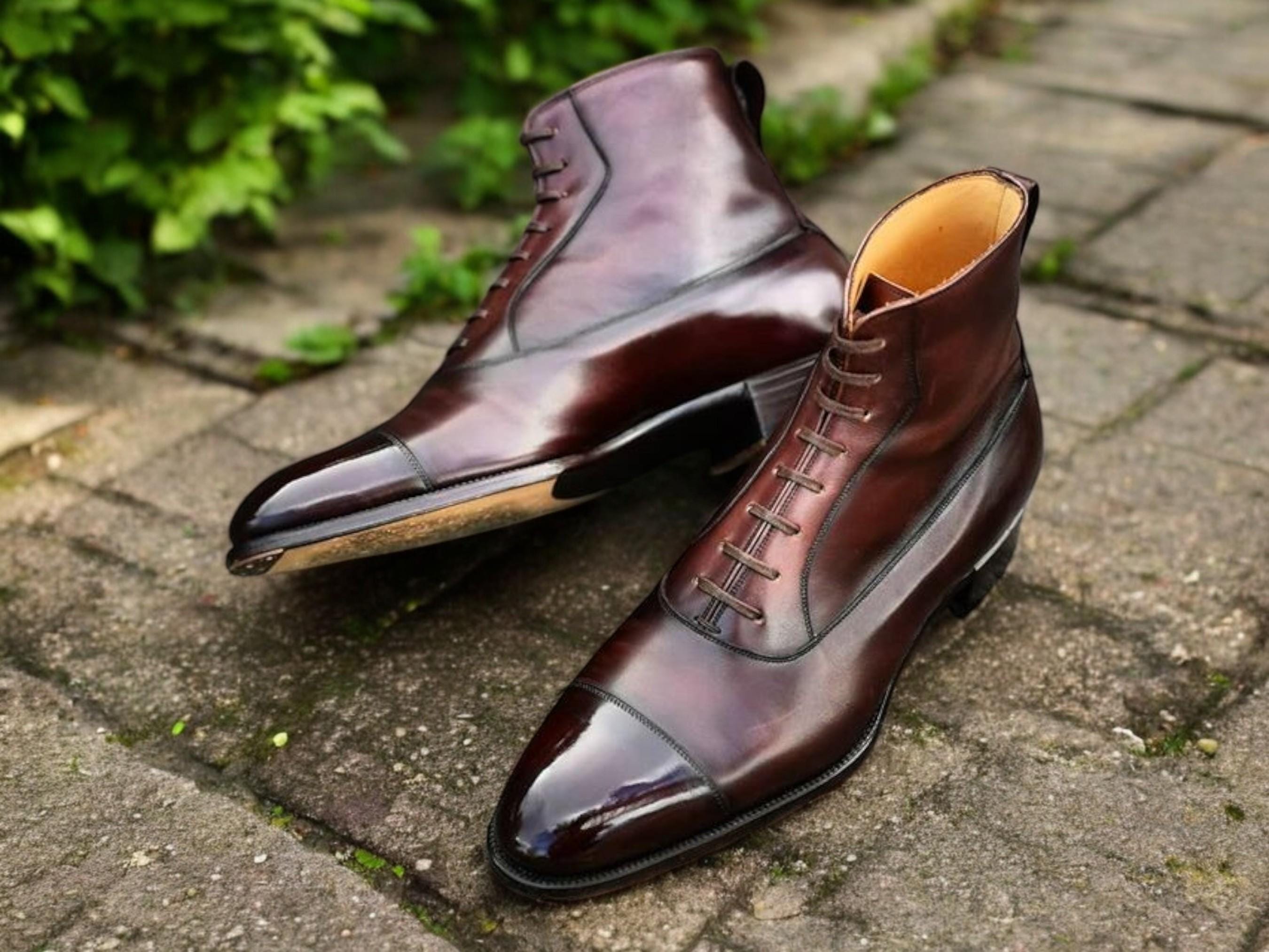 Mens Balmoral Boots - Etsy display picture 3