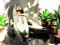 Handmade Two Tone Leather Wingtip Shoes: Men's Formal Fashion product logo