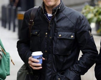 Giacca da motociclista Belstaff Trialmaster realizzata in cotone cerato di prima qualità / Stile vintage anni '80 / Giacca da motociclista in cotone Belstaff