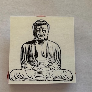 rubber stamp - Daibutsu Kamakura Grand Buddha stamp - unmounted used stamp - UM261