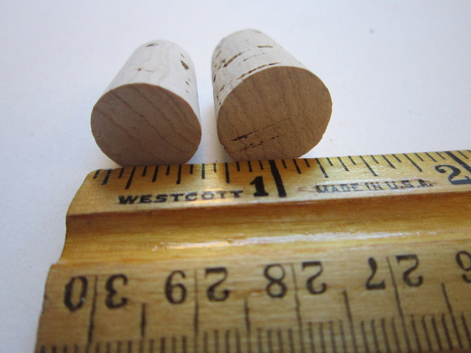 Tapered Cork Size Chart