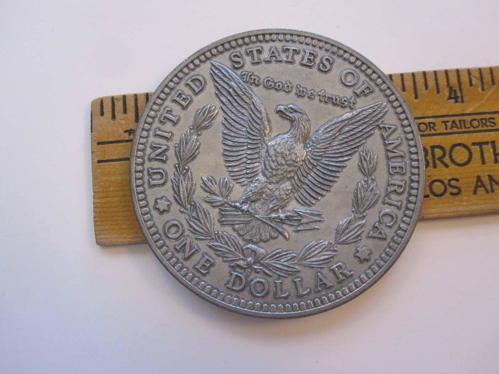 Large vintage novelty coin 3 inch coin replica 1884 Etsy