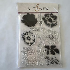 clear stamp set - Altenew BEAUTIFUL DAY clear stamp set 2015 - GR01 Y51