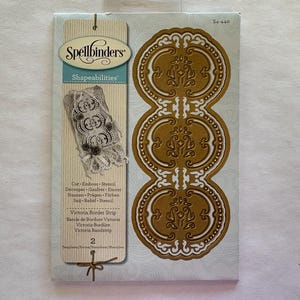 cutting die set - Victoria Border Strip, Spellbinders Shapeabilities S4-440 - GR01 T07