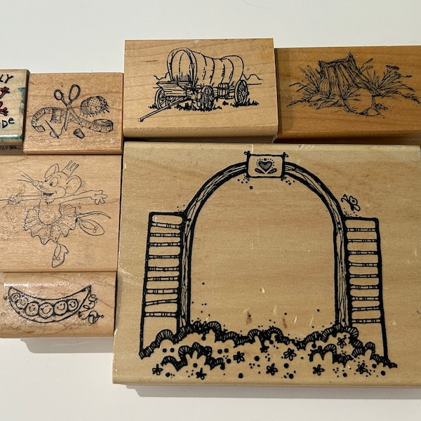 Fairy Rubber Stamp Etsy