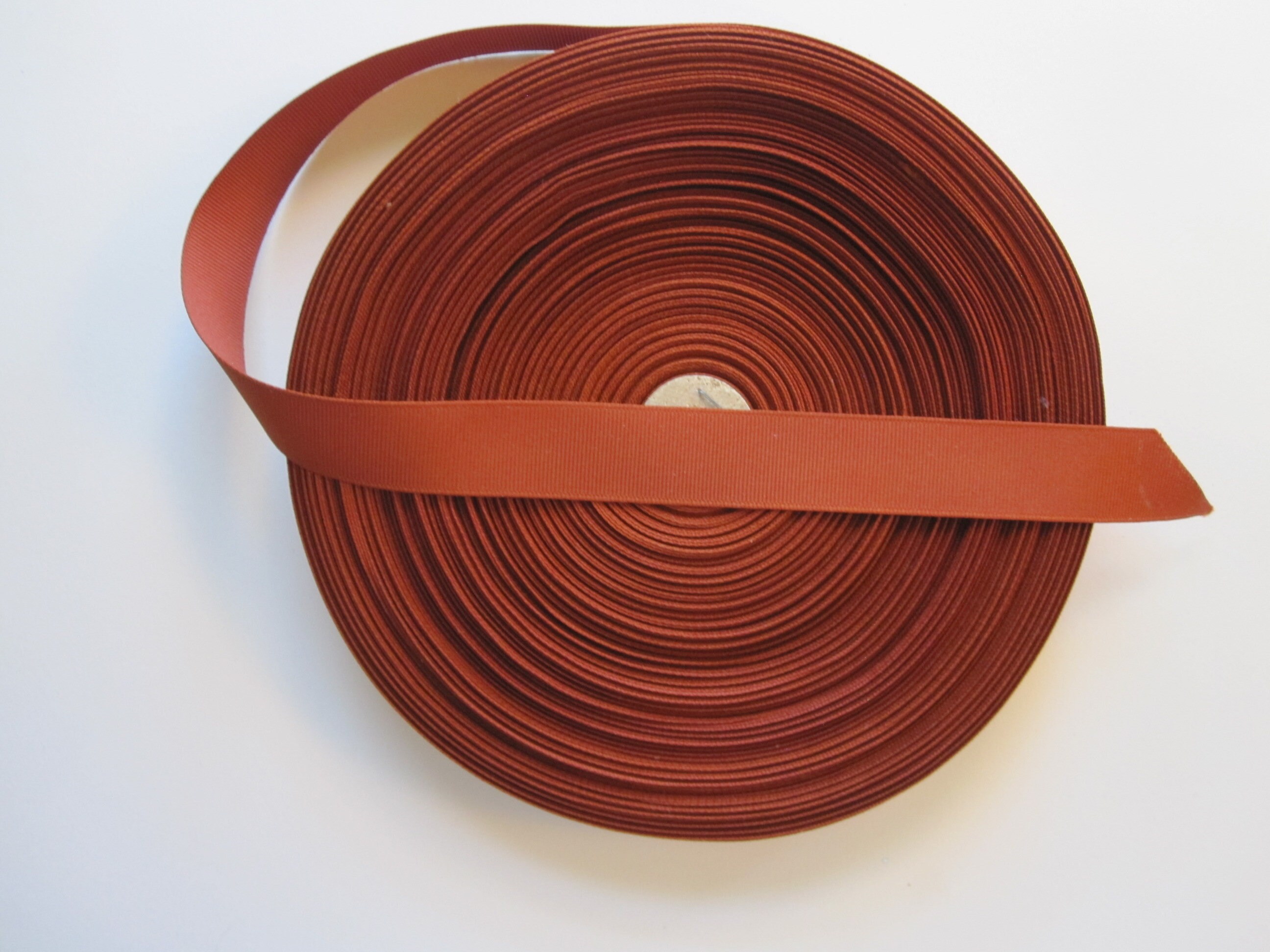 5 yards grosgrain ribbon cinnamon rust color 7/8 inch wide Etsy